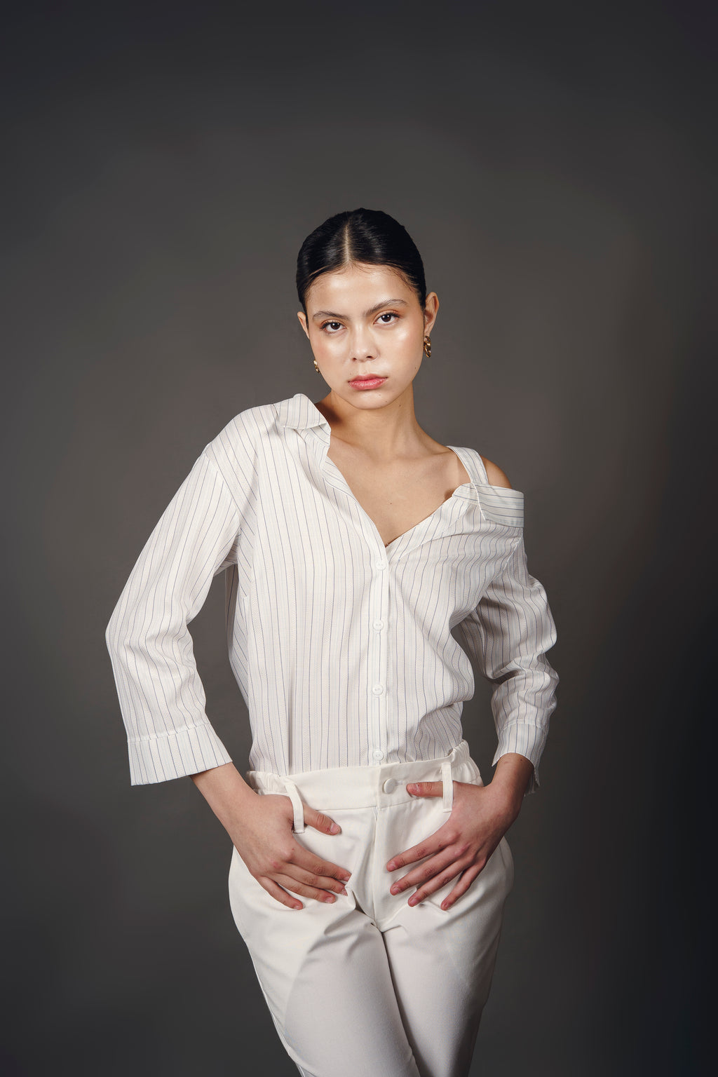 CAMISA ASIMETRICA LINEAS